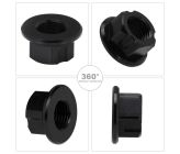 Ecrou de Roue Arriere CNC 4PERF SURRON LIGHT BEE - Noir