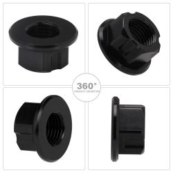 Ecrou de Roue Arriere CNC 4PERF SURRON LIGHT BEE - Noir