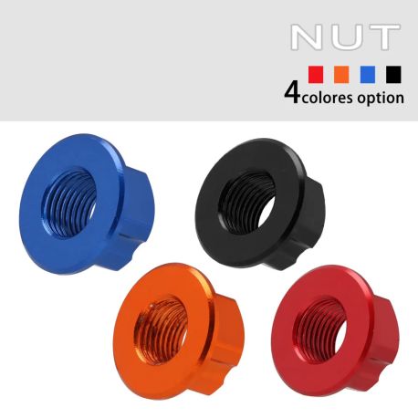 Ecrou de Roue Arriere CNC 4PERF SURRON LIGHT BEE - Orange