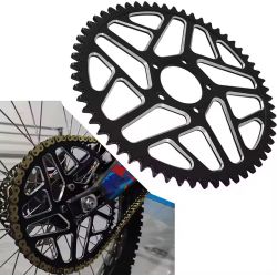 Couronne CNC 4PERF 420-48 Dents SURRON LIGHT BEE - Noir