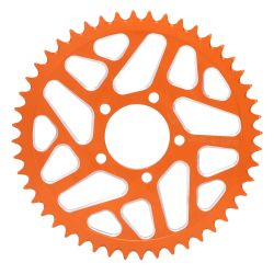 Couronne CNC 4PERF 420-62 Dents SURRON LIGHT BEE - Orange