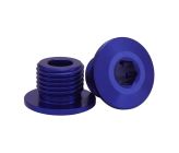 Ecrou de Roue Avant CNC 4PERF SUR-RON LIGHT BEE - Bleu