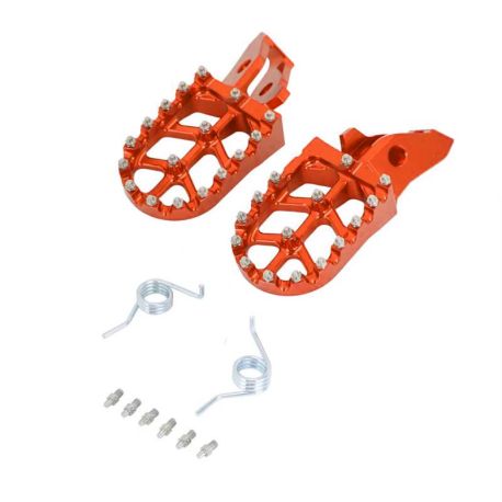 Repose pieds CNC Sur-Ron Light Bee - Orange