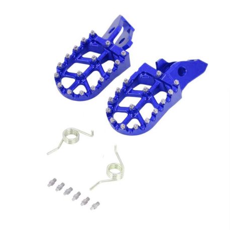 Repose pieds CNC Sur-Ron Light Bee - Bleu