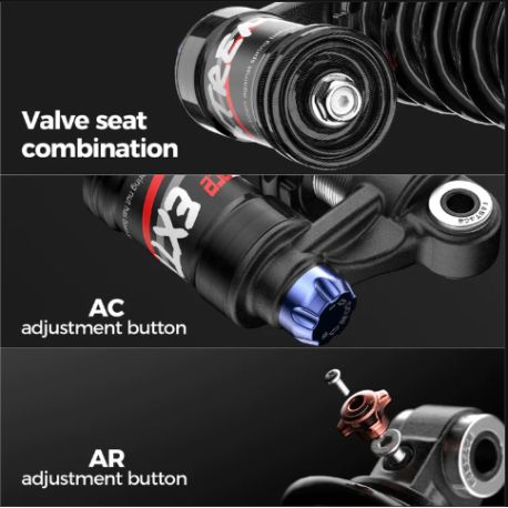 Amortisseur FASTACE BDA53RC 265MM 550LBS SUR-RON LIGHTBEE