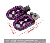 repose pieds cnc noir/violet surron lightbee