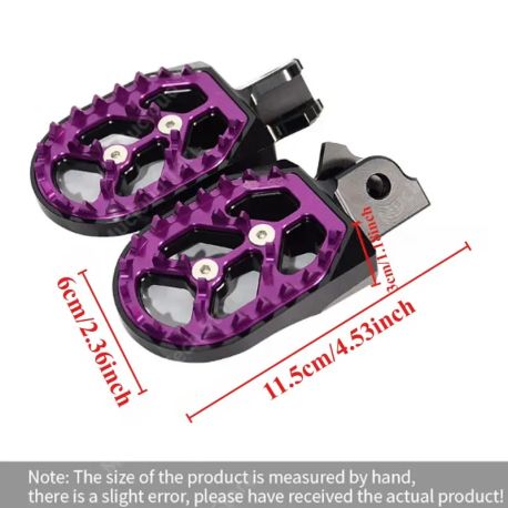 repose pieds cnc noir/violet surron lightbee