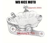 ETRIER DE FEIN AVANT CRZ ERZ 450CC