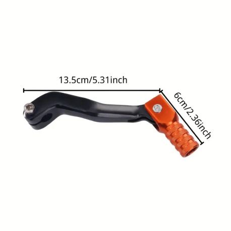 Selecteur de vitesse - 4Perf - ERZ 250/300cc - CNC Orange