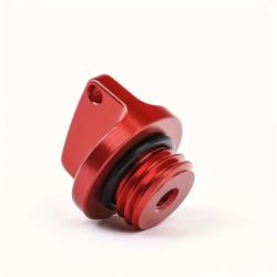 bouchon d'huile CNC - Rouge