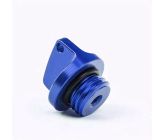 bouchon d\'huile cnc bleu dirt bike 