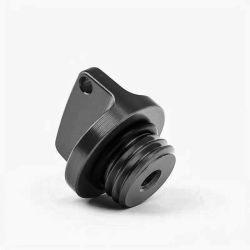 bouchon d'huile CNC - Noir