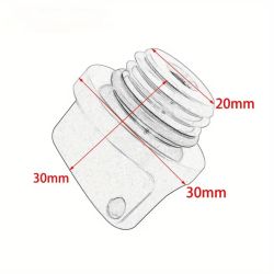 bouchon d\'huile cnc or dirt bike 