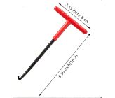 outil crochet tir ressort ROUGE