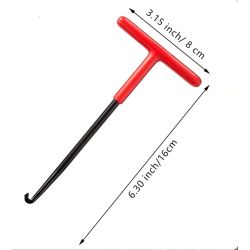 outil crochet tir ressort ROUGE