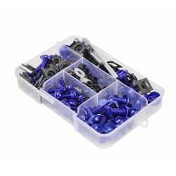 KIT VISSERIE CNC BLEU DIRTBIKE