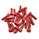 Kit visserie CNC 20mmx0.6mm - Rouge