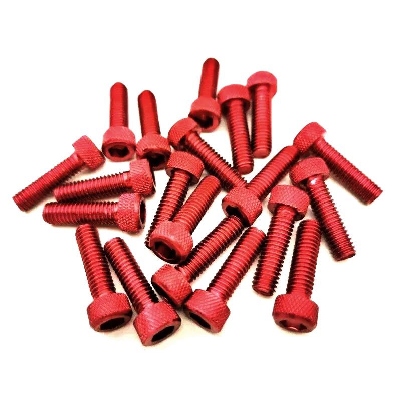KIT VISSERIE CNC ROUGE20MM 0.6MM KIT VISSERIE CNC ROUGE20MM 0.6MM