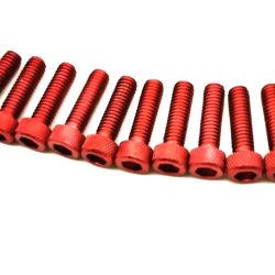 KIT VISSERIE CNC ROUGE20MM 0.6MM