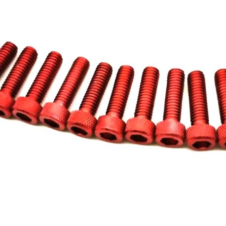 KIT VISSERIE CNC ROUGE20MM 0.6MM