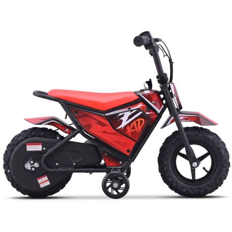 Moto électrique pour enfant CRZ E-KID 250W - Rouge