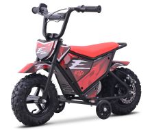 Moto électrique pour enfant CRZ E-KID 250W - Rouge