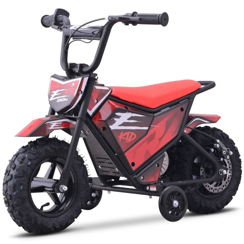 Moto électrique pour enfant CRZ E-KID 250W - Rouge