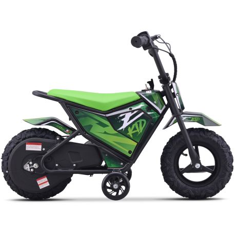 Moto électrique pour enfant CRZ E-KID 250W - Vert
