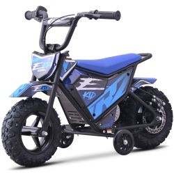 Moto électrique pour enfant CRZ E-KID 250W - Bleu