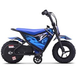 Moto électrique pour enfant CRZ E-KID 250W - Bleu