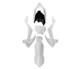 Kit plastiche completo - KTM-M - Bianco