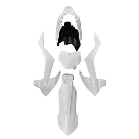 Kit plastique DRIFT 2024 complet - KTM-M - Blanc