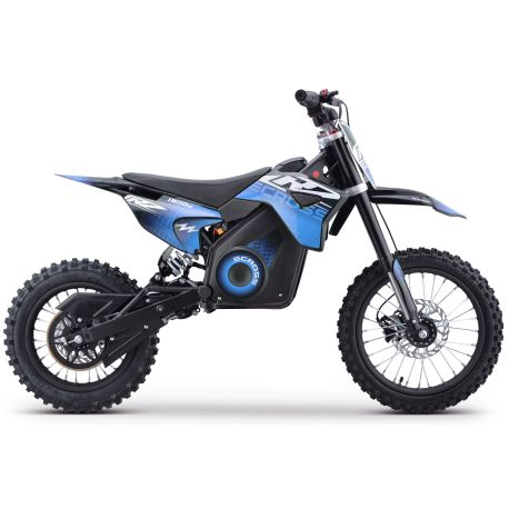 Pit Bike elettrica - CRZ 1800W 48V - E-Cross 12"/14" - Blu