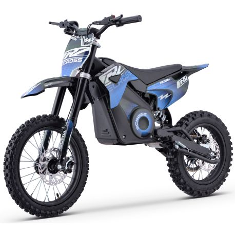 Pit Bike elettrica - CRZ 1800W 48V - E-Cross 12"/14" - Blu