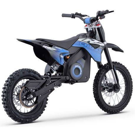 Pit Bike elettrica - CRZ 1800W 48V - E-Cross 12"/14" - Blu