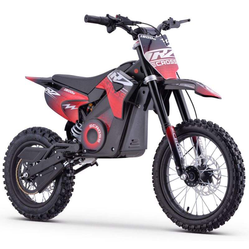Pit Bike elettrica - CRZ 1800W 48V - E-Cross 12"/14" - Rosso Pit Bike elettrica - CRZ 1800W 48V - E-Cross 12"/14" - Rosso