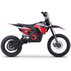 Pit Bike elettrica - CRZ 1800W 48V - E-Cross 12"/14" - Rosso