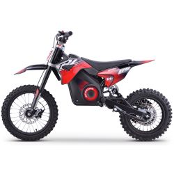 Pit Bike elettrica - CRZ 1800W 48V - E-Cross 12"/14" - Rosso