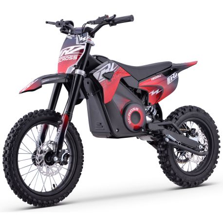 Pit Bike elettrica - CRZ 1800W 48V - E-Cross 12"/14" - Rosso