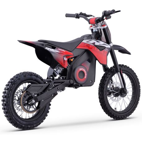 Pit Bike elettrica - CRZ 1800W 48V - E-Cross 12"/14" - Rosso