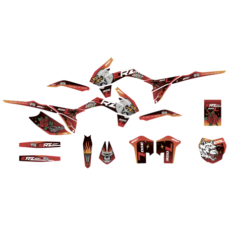Kit décoration Old School Tattoo - KTM-XL