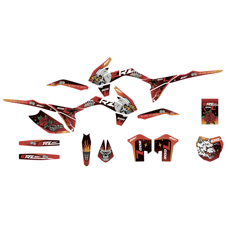 Kit décoration Old School Tattoo - KTM-XL Kit décoration Old School Tattoo - KTM-XL