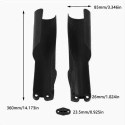 Protection de Fourche Noir CRZ ERZ 450cc R 