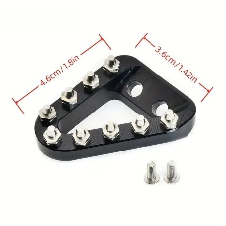 EMBOUT DE PEDALE DE FREIN CNC NOIR ERZ 450R