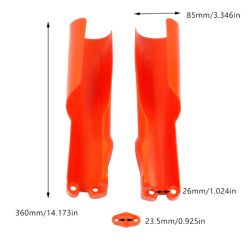 Protection de Fourche orange CRZ ERZ 450cc R