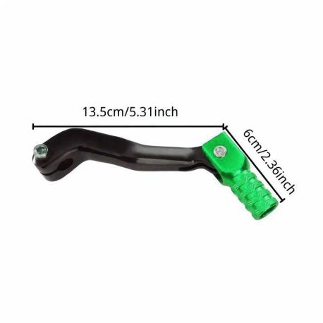 Selecteur de vitesse - 4Perf - ERZ 250/300cc - CNC vert