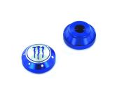 2x Cache Ecrou Aluminium - Bleu