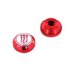 2x Cache Ecrou Aluminium -...
