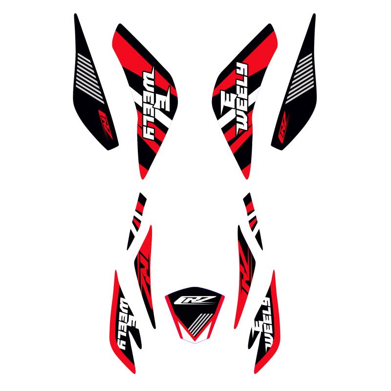 Kit décoration quad électrique - CRZ E-Weely Kit décoration quad électrique - CRZ E-Weely