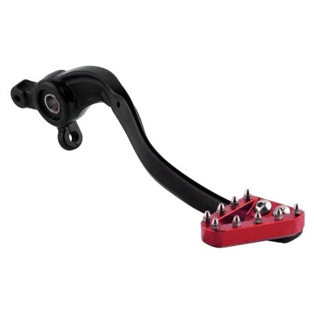 Pedale freno 4Perf - ERZ 450cc R - CNC Rosso/Nero